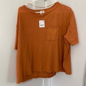 Womens coral tee shirt